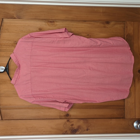 Old Navy XXL Classic Collared Button Down Shirt Pink - Picture 2 of 4